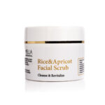 Rice and apricot facial scrub